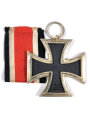 Eisernes Kreuz 2.Klasse 1939 mit Band, Hakenkreuz minimal berieben, magnetisch