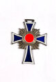 Ehrenkreuz der Deutschen Mutter ( Mutterkreuz ) in Silber, Emaille am Hakenkreuz leicht beschädigt und an der linken Seite