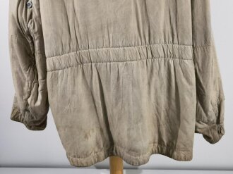 Winterwendejacke Wehrmacht, sumpftarn auf weiß. Getragenes Stück, Farbfrisch mit diversen Fehlstellen