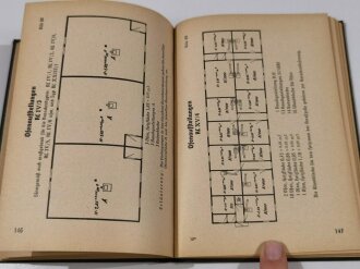 Oberkommando des Heeres "Richtlinien über Austattung der genormten Reicharbeitsdienst-Baracken mit Geräten und technischen Ausrüstungen, datiert 1939, 240 Seiten, ca. DIN A6
