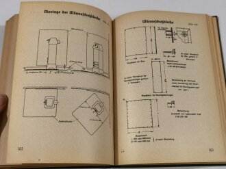 Oberkommando des Heeres "Richtlinien über Austattung der genormten Reicharbeitsdienst-Baracken mit Geräten und technischen Ausrüstungen, datiert 1939, 240 Seiten, ca. DIN A6