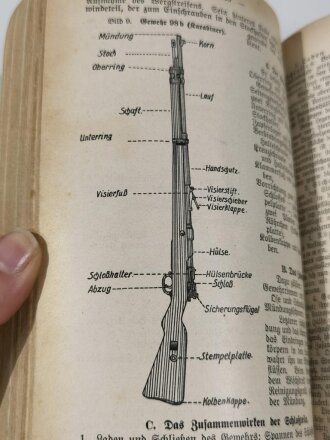 "Der Dienstunterricht im Reichsheer - Ein Handbuch für den deutschen Soldaten" datiert 1934, 500 Seiten