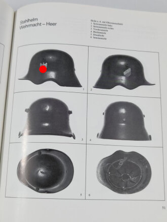 "Deutsche Militärhelme 1895-1975", DIN A4, ca.87 Seiten