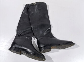 Paar Stiefel für Offiziere der Wehrmacht. Weiches Leder, Sohlenlänge 30,5cm.