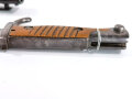 1.Weltkrieg, Seitengewehr Modell 98/05. Preussischer Abnahme von 1917. Hersteller "R.Stock  Co. Berlin Marienfelde".