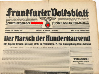 "Der Marsch der Hunderttausend" Frankfurter...