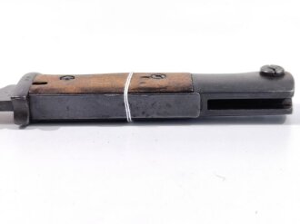 Seitengewehr M84/98 für K98 der Wehrmach, getragenes Stück