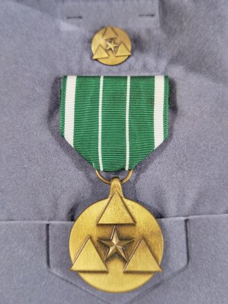 Army Commanders Award for Civilian Service Medal, cased,...