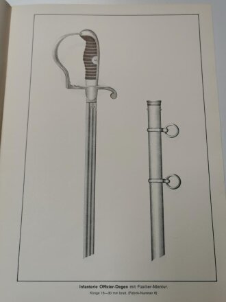 Waffengeschichte "Blankwaffen der Kaiserzeit" Teil I: Preußische und neutrale Militärwaffen, Folge W 102, DIN A4, ca. 50 Seiten, aus Raucherhaushalt