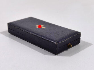 Etui zum Ehrenkreuz der Deutschen Mutter ( Mutterkreuz ) in Gold, Hersteller G.Miksch, Gablonz, guter Zustand