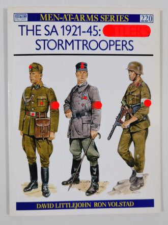 "The SA 1921-45: Hitler´s Stormtroopers" (men-at-arms-series), DIN A4, 47 Seiten, gebraucht, aus Raucherhaushalt