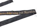 Kriegsmarine Mützenband " 2. Schiffsstammabteilung der Nordsee" Gesamtlänge 114cm