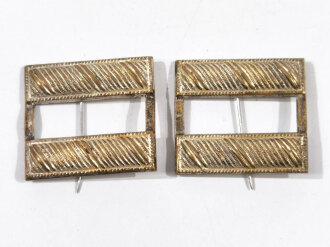 U.S. WWII, " Captain" metal insignia, matching pair