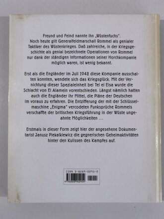 "Rommel und die Geheimdienste in Nordafrika 1941 - 1943", Janusz Piekalkiewicz, 240 Seiten, DIN A4, gebraucht, aus Raucherhaushalt