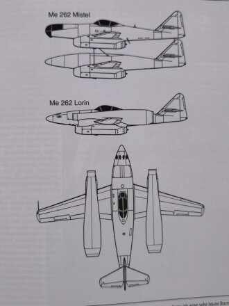 Messerschmitt, "Me 262 Sturmvogel", Typen und Technik im Detail, Dennis R. Jenkins, 100 Seiten, DIN A4, gebraucht, aus Raucherhaushalt