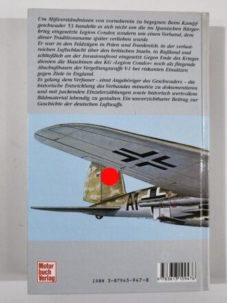 "Kampfgeschwader Legion Condor 53", Berichte, Erlebnisse, Dokumente 1936 - 1945, Heinz Kiehl, 388 Seiten, DIN A4, gebraucht, aus Raucherhaushalt