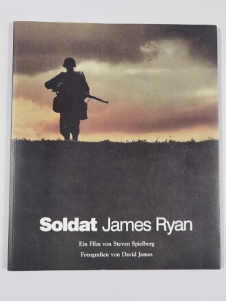 Soldat James Ryan, Ein Film von Steven Spielberg, Fotografien von David James, 96 Seiten, DIN A4, gebraucht, aus Raucherhaushalt