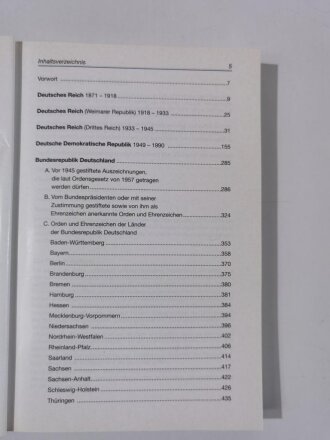 Deutsche Orden und Ehrenzeichen, Deutsches Reich, Weimarer Republik, Drittes Reich, DDR und Bundesrepublik 1871 bis heute, Nimmergut, Feder, Von der Heyde, 464 Seiten, DIN A4, gebraucht, aus Raucherhaushalt