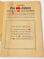 "Der SA.-Führer - Zeitschrift der SA-Führer der NSDAP" Sonderdruck 3, 48 Seiten, datiert 1939, DIN A5, stark gebraucht, aus Raucherhaushalt