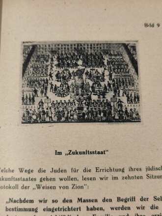 "Das Judentum als Weltproblem III. Teil: Das Ziel des Judentums", ca. 150 Seiten, DIN A5, aus Raucherhaushalt, fleckig