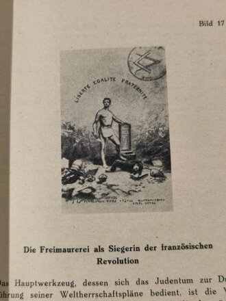 "Das Judentum als Weltproblem III. Teil: Das Ziel des Judentums", ca. 150 Seiten, DIN A5, aus Raucherhaushalt, fleckig