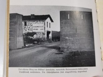 "Wir funken für Franco - Einer von der Legion Condor erzählt", datiert 1939, 248 Seiten, DIN A5, aus Raucherhaushalt, gebraucht