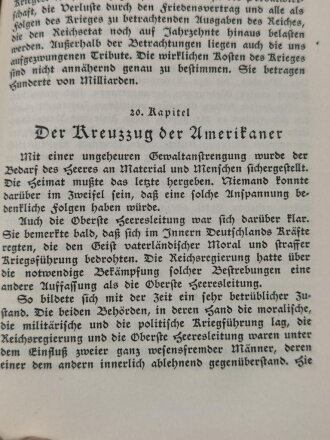 "Sperrfeuer um Deutschland", datiert 1929, 542 Seiten, DIN A5, aus Raucherhaushalt, gebraucht