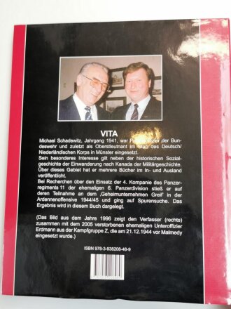 "Zwischen Ritterkreuz und Galgen", Skorzenys Geheimunternehmen Greif in Hitlers Ardennenoffensive 1944/45, Michael Schadewitz, 218 Seiten, DIN A4, gebraucht, aus Raucherhaushalt