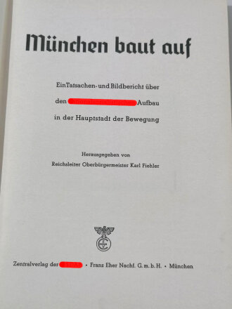 "München baut auf" 198 Seiten, Ein...