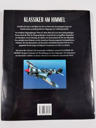 Klassiker am Himmel, Die schönsten Flugzeuge der 30er und 40er Jahre, Brian M. Silcox, DIN A4, 157 Seiten, aus Raucherhaushalt