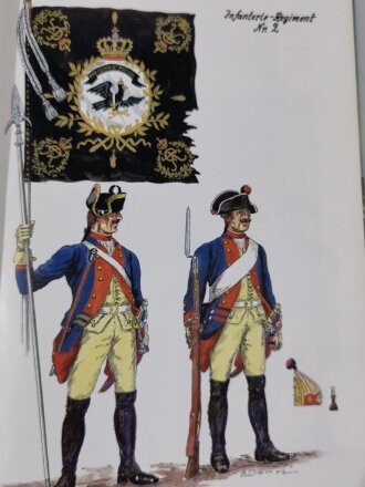 Die Infanterie - Regimenter Friedrich Des Grossen 1756 bis 1763, Günter Dorn, Joachim Engelmann, DIN A4, 162 Seiten, aus Raucherhaushalt