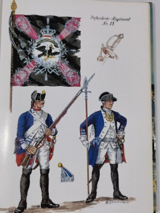 Die Infanterie - Regimenter Friedrich Des Grossen 1756 bis 1763, Günter Dorn, Joachim Engelmann, DIN A4, 162 Seiten, aus Raucherhaushalt