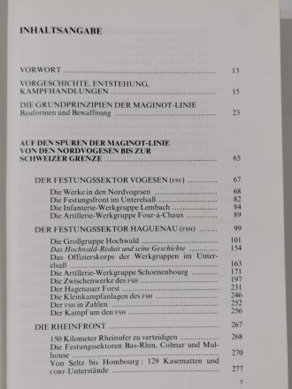 Die Maginot - Linie im Elsaß, 200 Kilometer Stahl und Beton, Jean Bernard Wahl, DIN A5, 451 Seiten, aus Raucherhaushalt