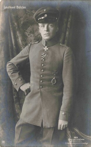 1. Weltkrieg, Ansichtskarte Sankekarte "Leutnant...