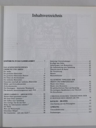 Orden Europas, Ein Sammlerbuch, Jörg Nimmergut,  DIN A4, 213 Seiten