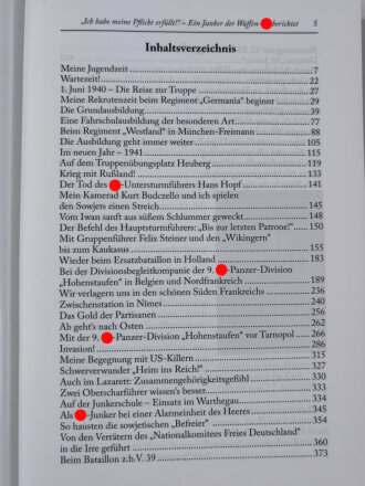 "Ich habe meine Pflicht erfüllt!", Ein Junker der Waffen - SS berichtet, Günter Adam, DIN A5, 536 Seiten