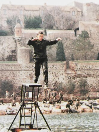 Le Centre National D`Entrainement Commando 1er Regiment De Choc, En Pointe Toujours, Raymond Muelle - Rene Bali,DIN A4, 136 Seiten, aus Raucherhaushalt