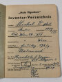 Luftschutz, kleines Heft "Mein Eigentum, Inventar-Verzeichnis für den Notfall, Ausgabe B für 3- bis 6-Zimmer-Wohungen", datiert 1944, 32 Seiten, gebraucht, DIN A6