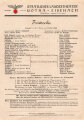 Staatliches Landestheater Gotha-Eisenach "Frederike" Spielzeit 1942/43, Faltblatt