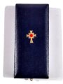 Ehrenkreuz der deutschen Mutter in Gold im Etui, Hersteller Carl Poellath, Schrobenhausen