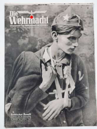 Die Wehrmacht "Serbischer Bandit", Heft Nr. 8, 7. April 1943