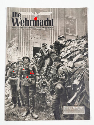 Die Wehrmacht "Über die Barrikaden", Heft Nr. 17, 12. August 1942