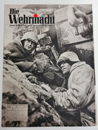 Die Wehrmacht "Unter einem toten Sowjetpanzer", Heft Nr. 7, 24. März 1943