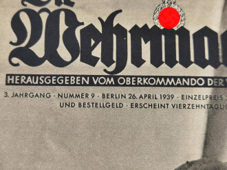 Die Wehrmacht "Artilleriebeobachter in der Gondel eines Fesselballons", Heft Nr. 9, 26. April 1939