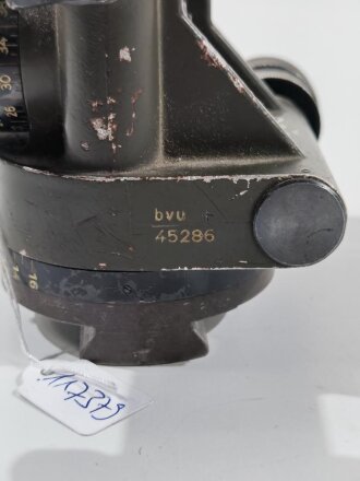 Richtaufsatz 35 für 80mm Granatwerfer 34 der Wehrmacht. Originallack, voll beweglich, Hersteller bvu