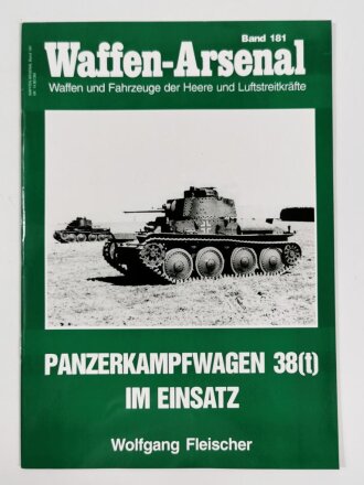 Waffen - Arsenal Band 181, "Panzerkampfwagen 38(t) im Einsatz", Wolfgang Fleischer, 48 Seiten, DIN A4