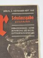 Der Adler Schulausgabe "Den Terrorbombern entgegen", 2. November-Heft 1943