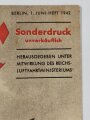 Der Adler Sonderdruck "Das erste unsymmetrische Flugzeug", 1. Juni-Heft 1942