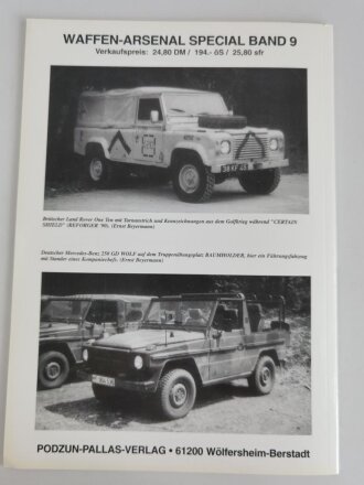 Waffen - Arsenal Special Band 9, "Jeeps Willys und seine Enkel in der Nato", 48 Seiten, DIN A4