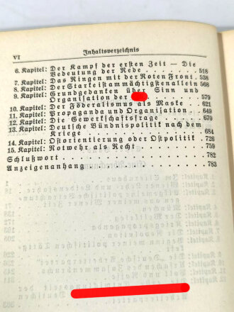 Adolf Hitler "Mein Kampf" Blaue "Volksausgabe" von 1940